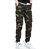 Men's Casual Camouflage Multi Pocket Cargo Pants 48398421Y