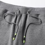 Men's Casual Breathable Cotton Elastic Waist Straight Beach Shorts 70531065M