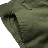 Men's Solid Cotton Multi-pocket Straight Cargo Pants 42121039Z