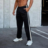 Men's Casual Sports Webbing Patchwork Trousers 13863817TO