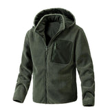 Men's Reversible Polar Fleece Hooded Jacket 01525980F