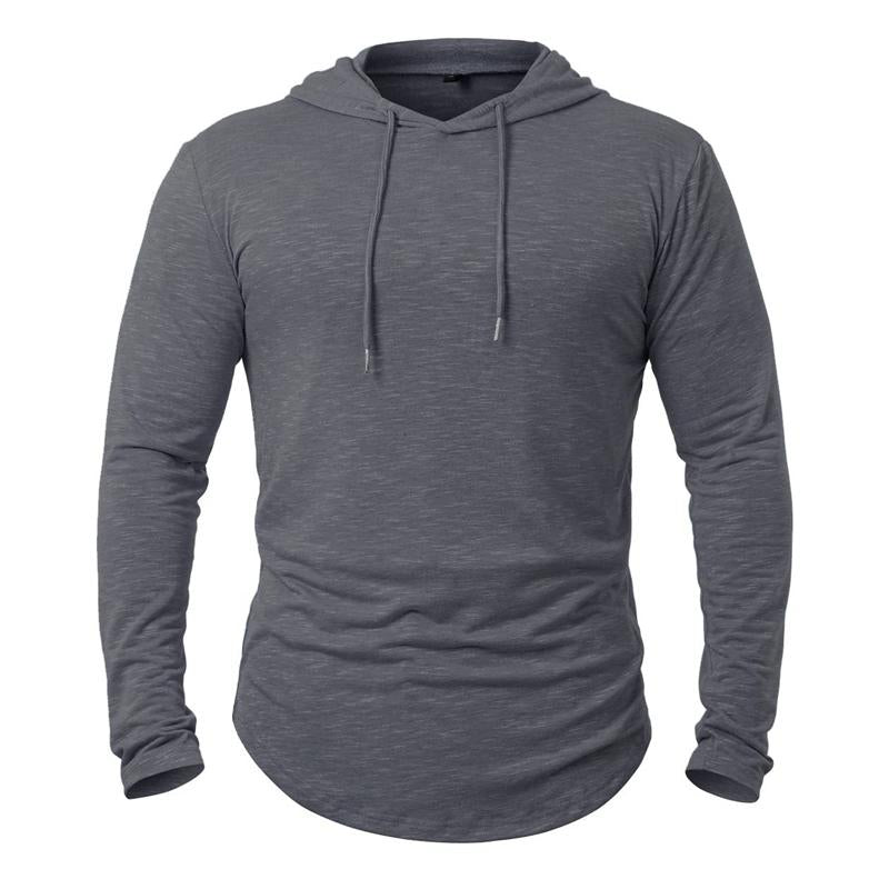 Sudadera con capucha para actividades al aire libre en mezcla de algodón para hombre 33436530X