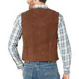 Men's Western Vintage Single Breasted Vest 22873807Y