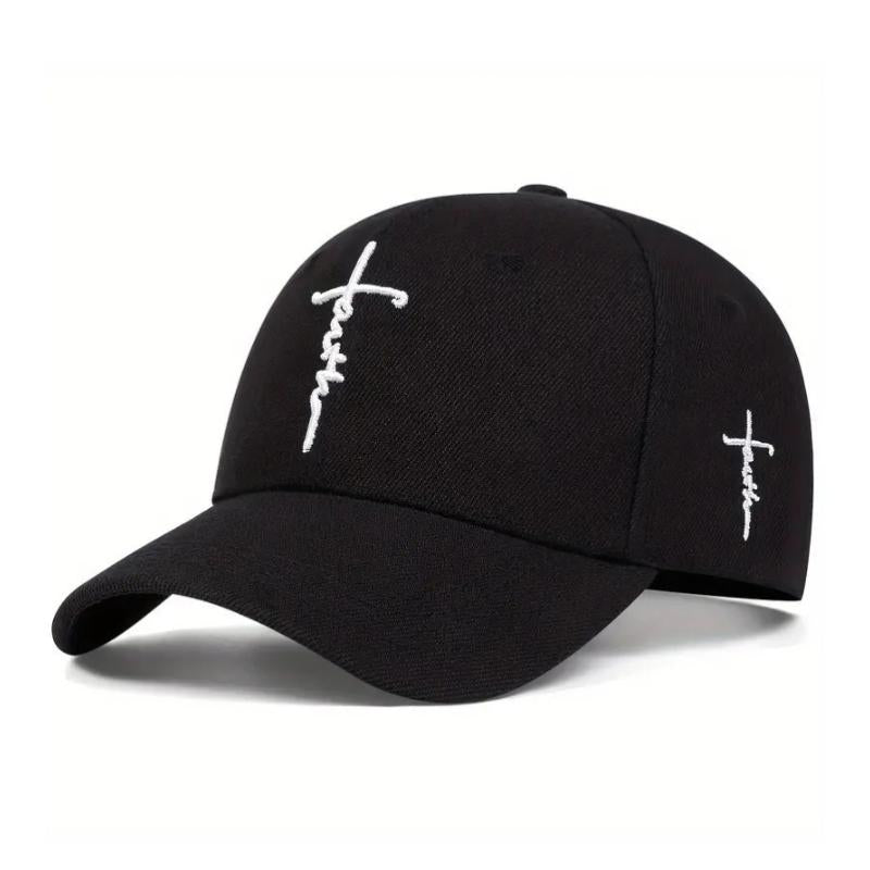 Cappellino da baseball retrò casual da uomo con scritta "Cross Faith" 47486735TO