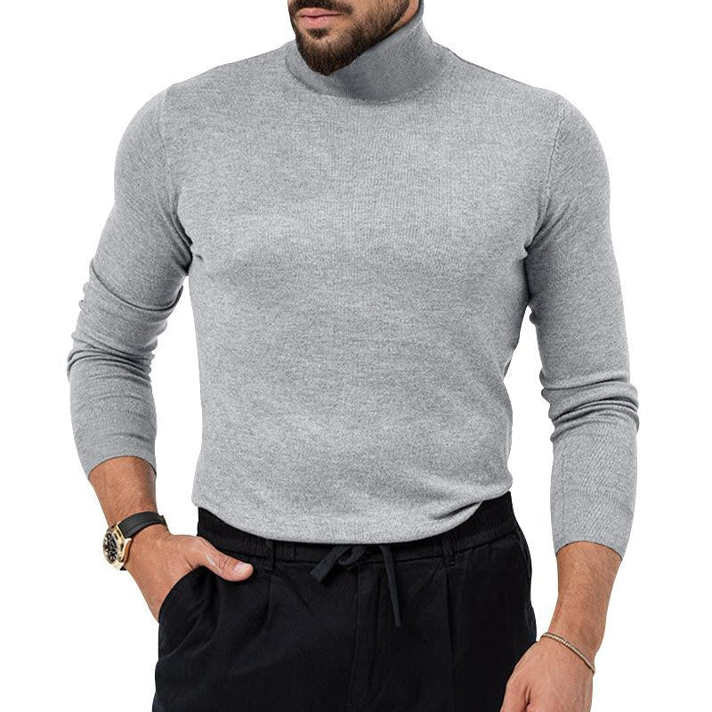 Men's Simple Long-sleeved Warm Shirt 98923033U