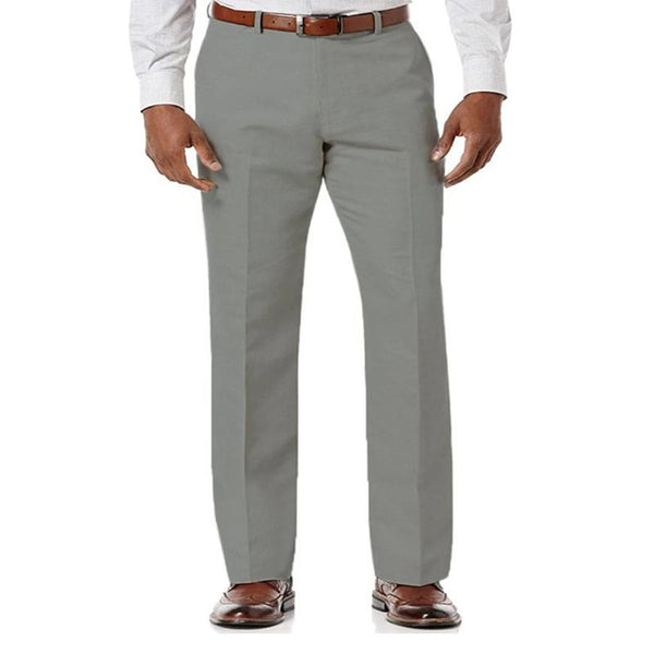 Men's Solid Color Comfortable Breathable Outdoor Cotton Blend Pants 73899242X