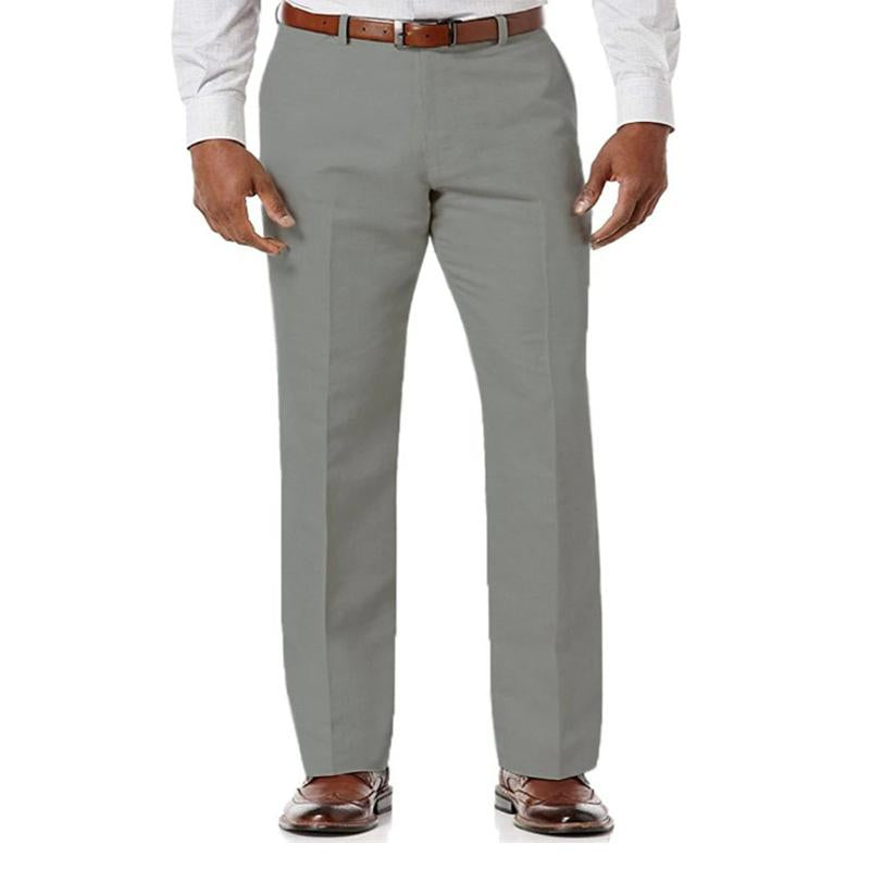 Men's Solid Color Comfortable Breathable Outdoor Cotton Blend Pants 73899242X