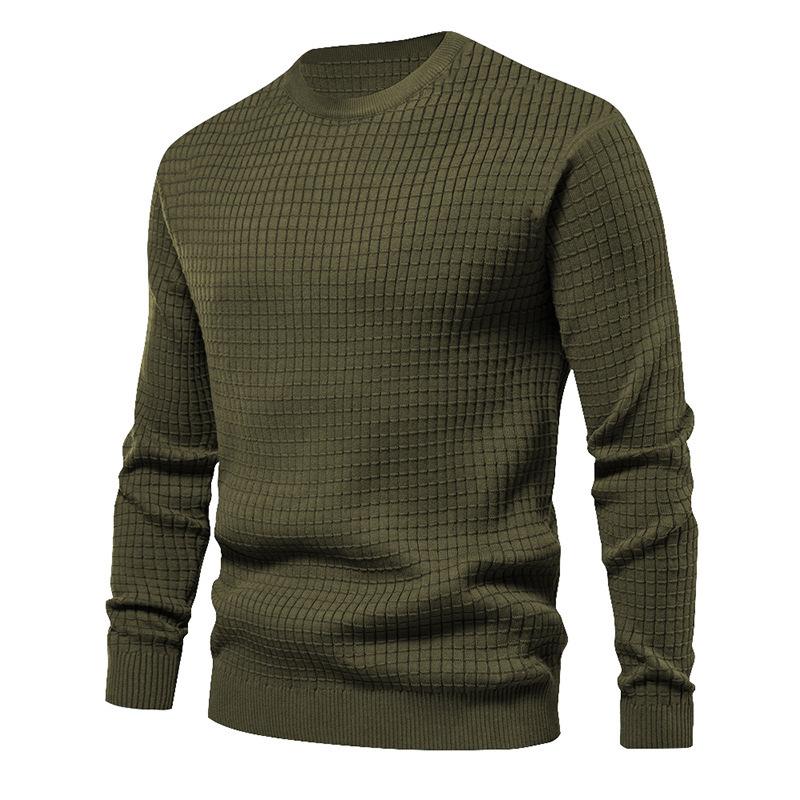 Men's Loose Round Neck Casual Long Sleeve T-shirt 20236735U