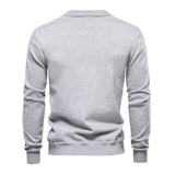 Men's Simple Casual Solid Color Knitted Cardigan 93835126X