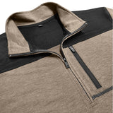 Men's Casual Zipper Stand Collar Colorblock Patchwork Slim Fit Sweatshirt 25795664M