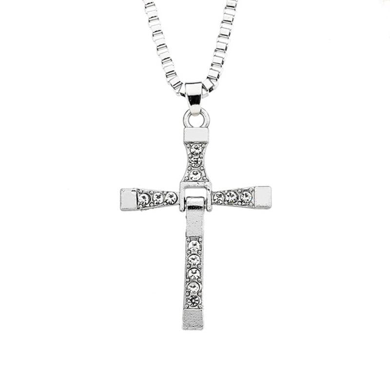 Casual Fashion Shiny Cross Necklace 59489667TO