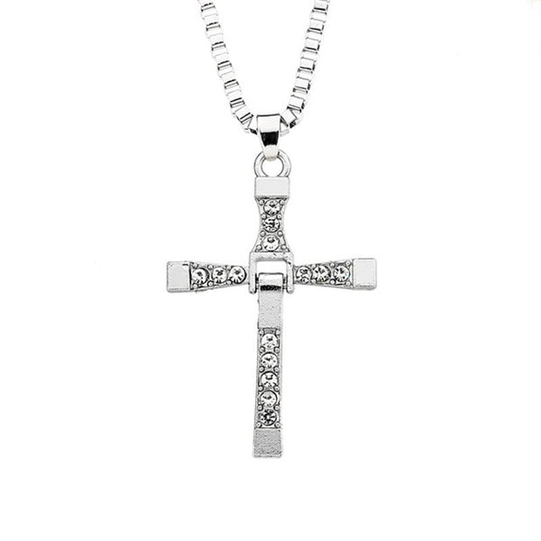 Casual Fashion Shiny Cross Necklace 59489667TO