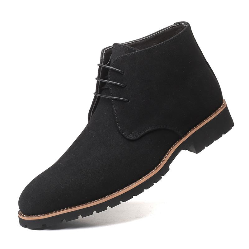 Men's Vintage Leather Lace-Up Ankle Boots 95559965M
