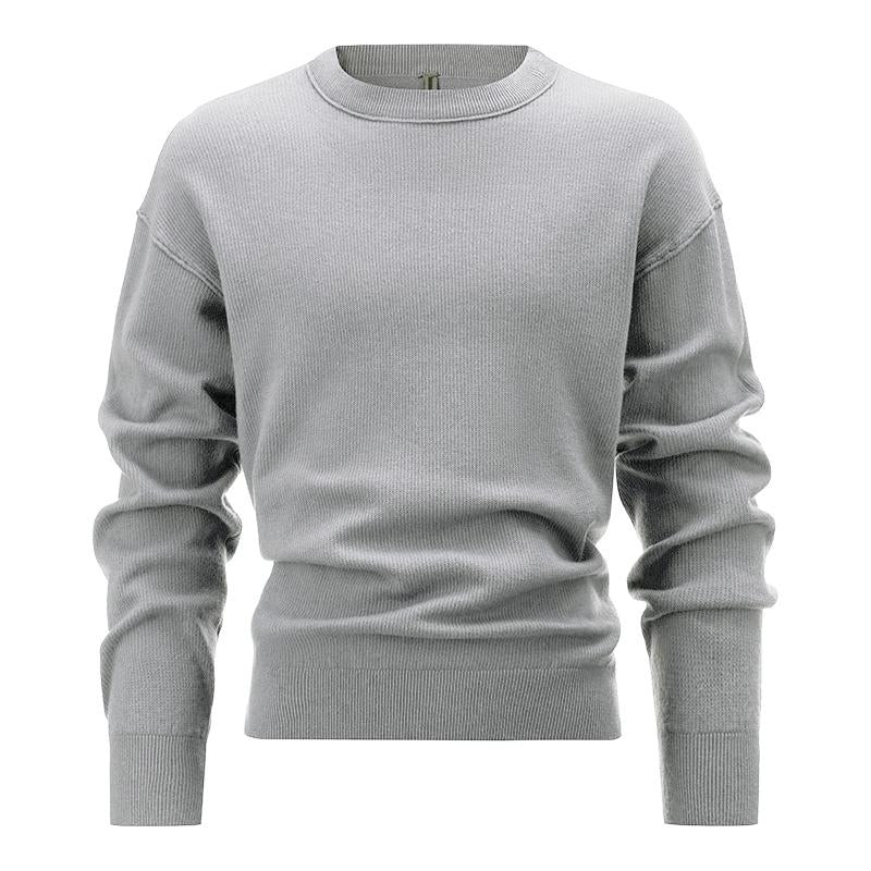 Men's Crew Neck Long Sleeve Pullover Sweater 10511648X