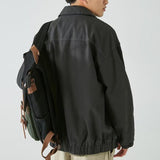 Men's Vintage Multi-Pocket Cargo Lapel Jacket 40885376Y
