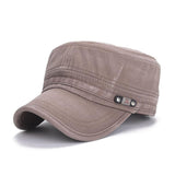 Men's Casual Distressed Cotton Breathable Adjustable Peaked Cap 74029020M
