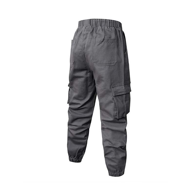 Men's Outdoor Leisure Loose Multi-pocket Cuffed Cargo Pants 99443027K