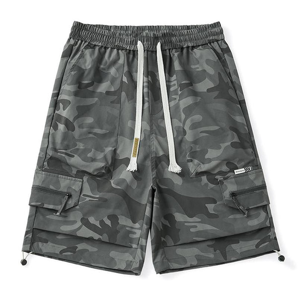 Men's Casual Loose Camouflage Quick-drying Cargo Shorts 24175568M