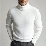 Men's Vintage Solid Turtleneck Sweater 08479102TO