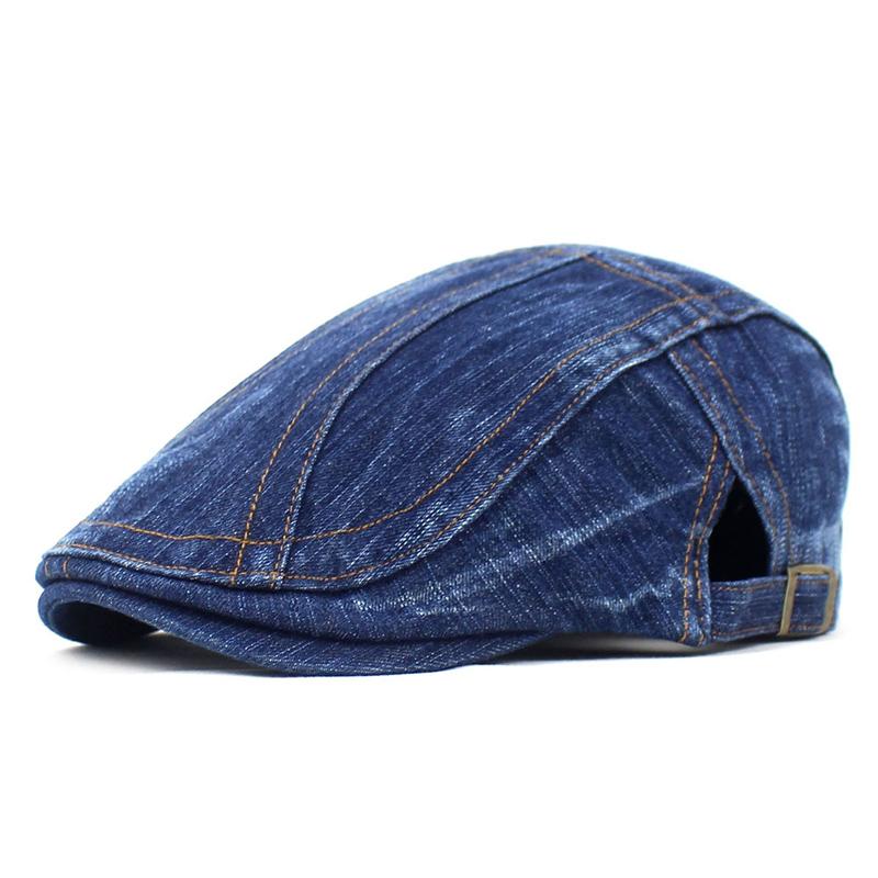 Men's Washed Denim Beret 70850495U