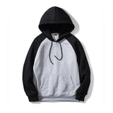 Men's Retro Classic Casual American Street Colorblock Hoodie 09956399K