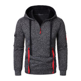 Men's Casual Kangaroo Pocket Loose Sports Hoodie 52960130M