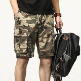 Men's Multi-Pocket Camo Cargo Shorts 22285777Y