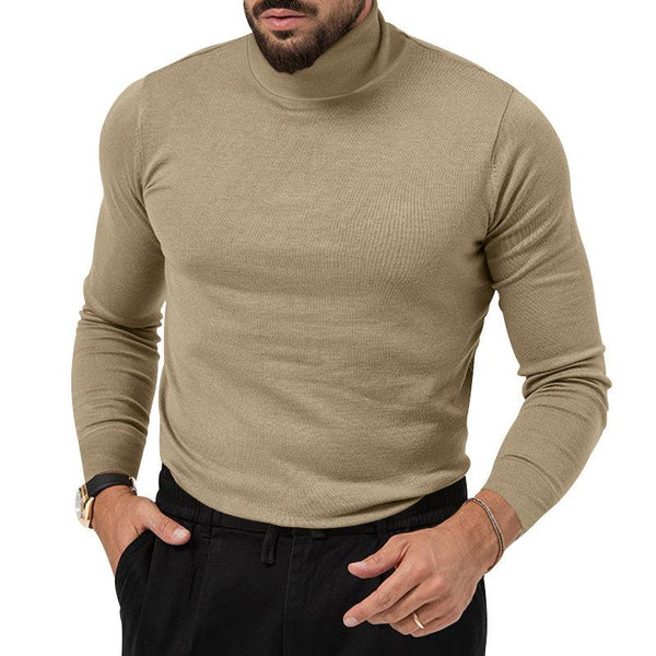 Men's Simple Long-sleeved Warm Shirt 98923033U