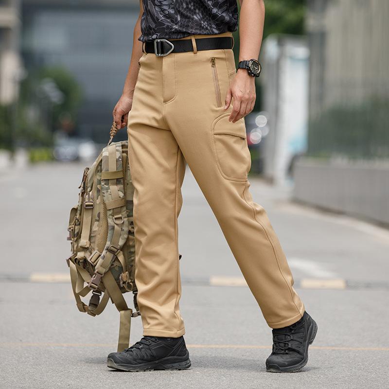 Men's Solid Color Outdoor Multi-pocket Cargo Pants 28121540Z