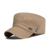 Men's Casual Outdoor Cotton Breathable Adjustable Peaked Cap 76025140M