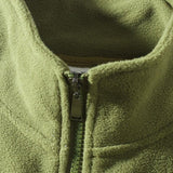 Men's Casual Solid Color Polar Fleece Stand Collar Jacket 45595937X