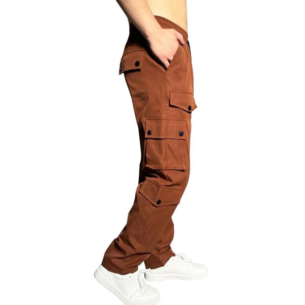Men's Casual Breathable Multi-pocket Cargo Pants 60054162M