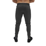 Men's Casual Sports Contrast Color Elastic Waist Slim Fit Pants 84530948M