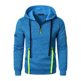 Men's Casual Kangaroo Pocket Loose Sports Hoodie 52960130M