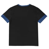 Men's Colorblock V Neck Short Sleeve Casual T-shirt 09058469Z