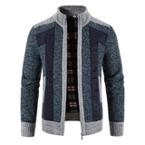 Men's Casual Stand Collar Knitted Jacket 88685440F