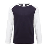 Men's Waffle Casual Stitching Long Sleeve T-Shirt 40192258X