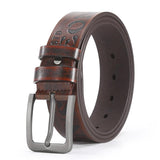 Men's Alloy Pin Buckle Leather Belt 62569328U