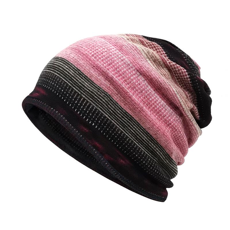 Men's Casual Striped Pile Hat 43648458TO