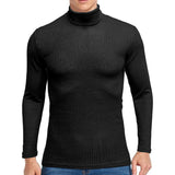 Men's Solid Color Turtleneck Sweater 30507586U