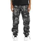 Men's Fashionable Loose Camouflage Multi-Pocket Cargo Pants 52431592Z