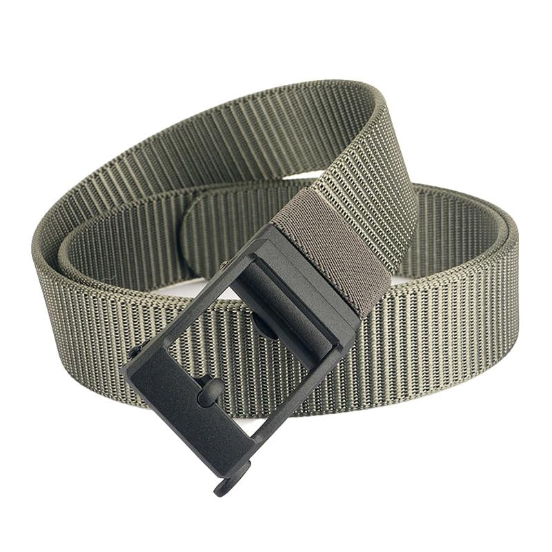 Ceinture en nylon à boucle automatique givrée décontractée pour homme 01225304M