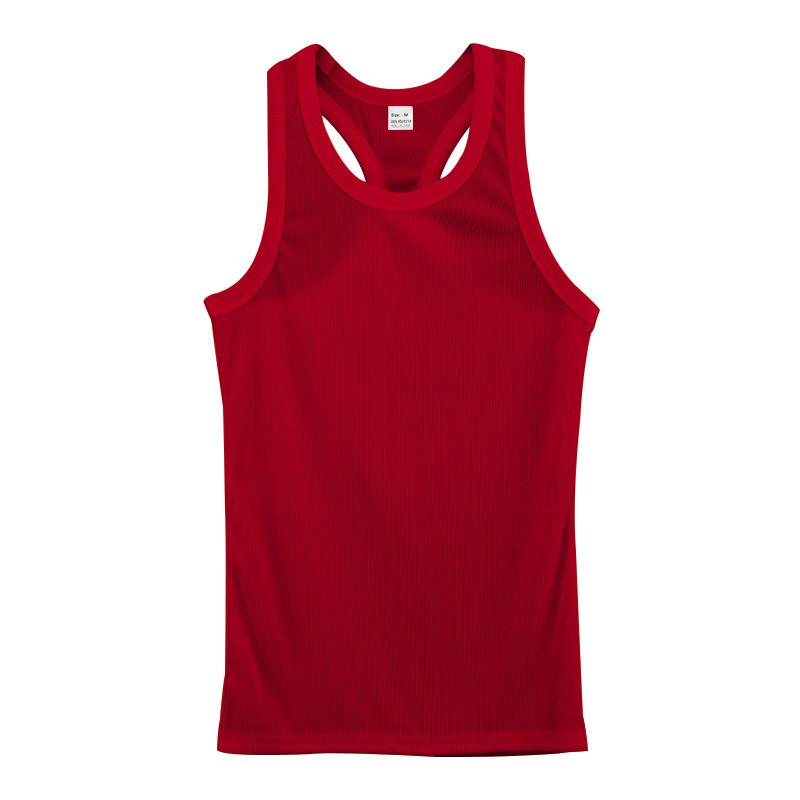 Men's Solid Color Round Neck Sleeveless Tank Top 33174109Z
