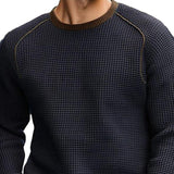 Men's Casual Waffle Crew Neck Sweatshirt 64444853X