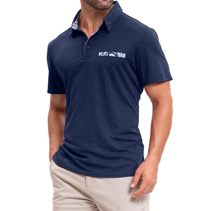 Men's Casual Lapel Short-sleeved POLO Shirt 24729681X