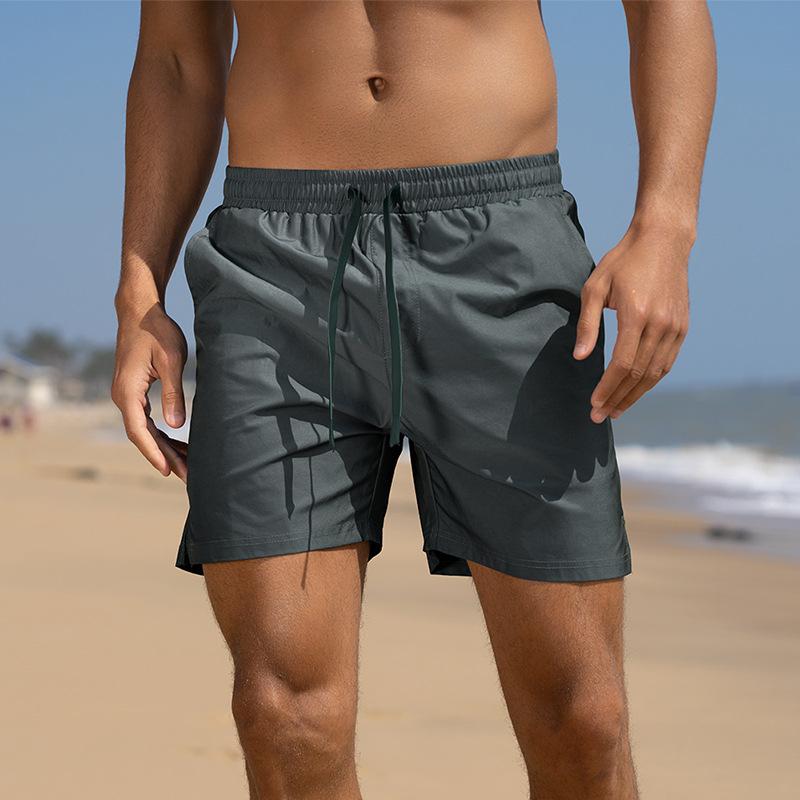 Men's Solid Color Glitter Solid Color Plus Size Beach Shorts 45182736X