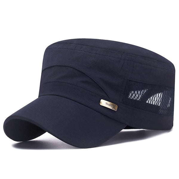 Men's Outdoor Sun Protection Quick-drying Breathable Flat Hat 36607193Z