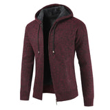 Men's Thick Hooded Cardigan Jacket 35476896F