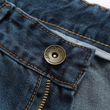 Men's Vintage Wash Multi Pocket Straight Cargo Jeans 76426117M