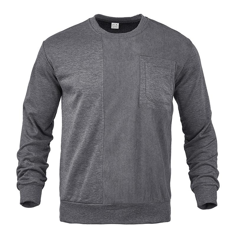 Men's Classic Patchwork Crew Neck Casual Sweatshirt 32696030F